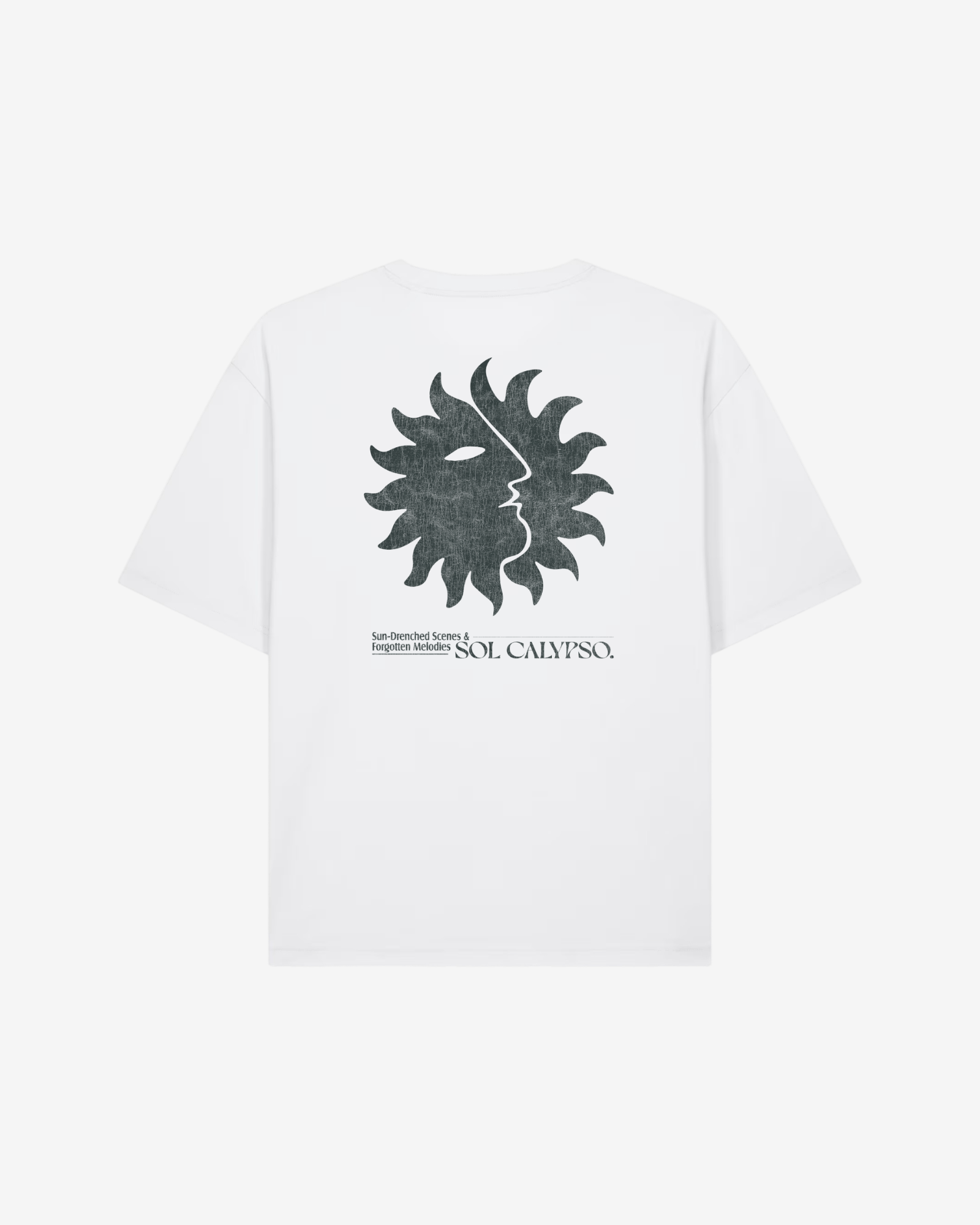 Sun-Drenched Tee- White – SolCalypso