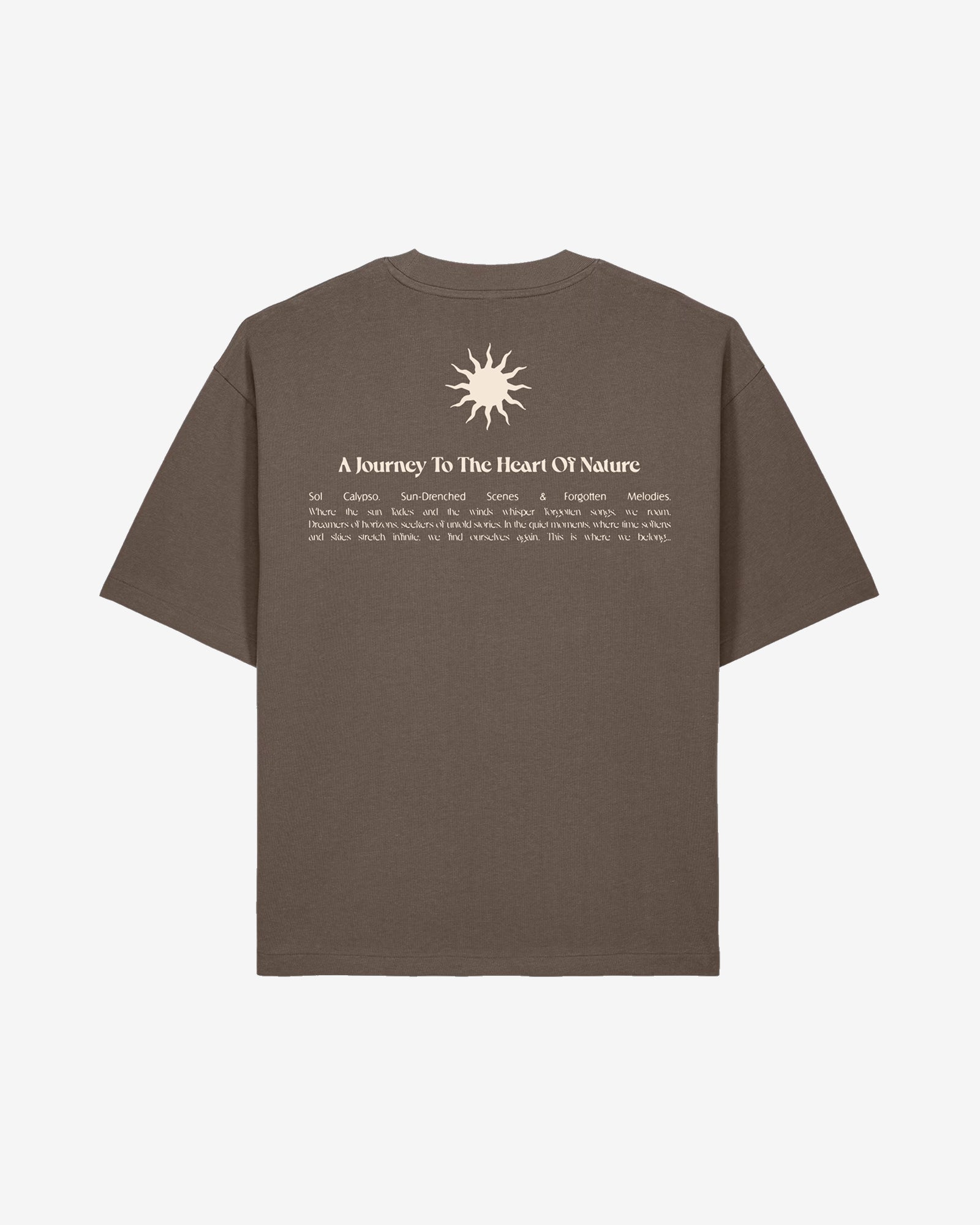 The Journey Tee - Mocha Main image