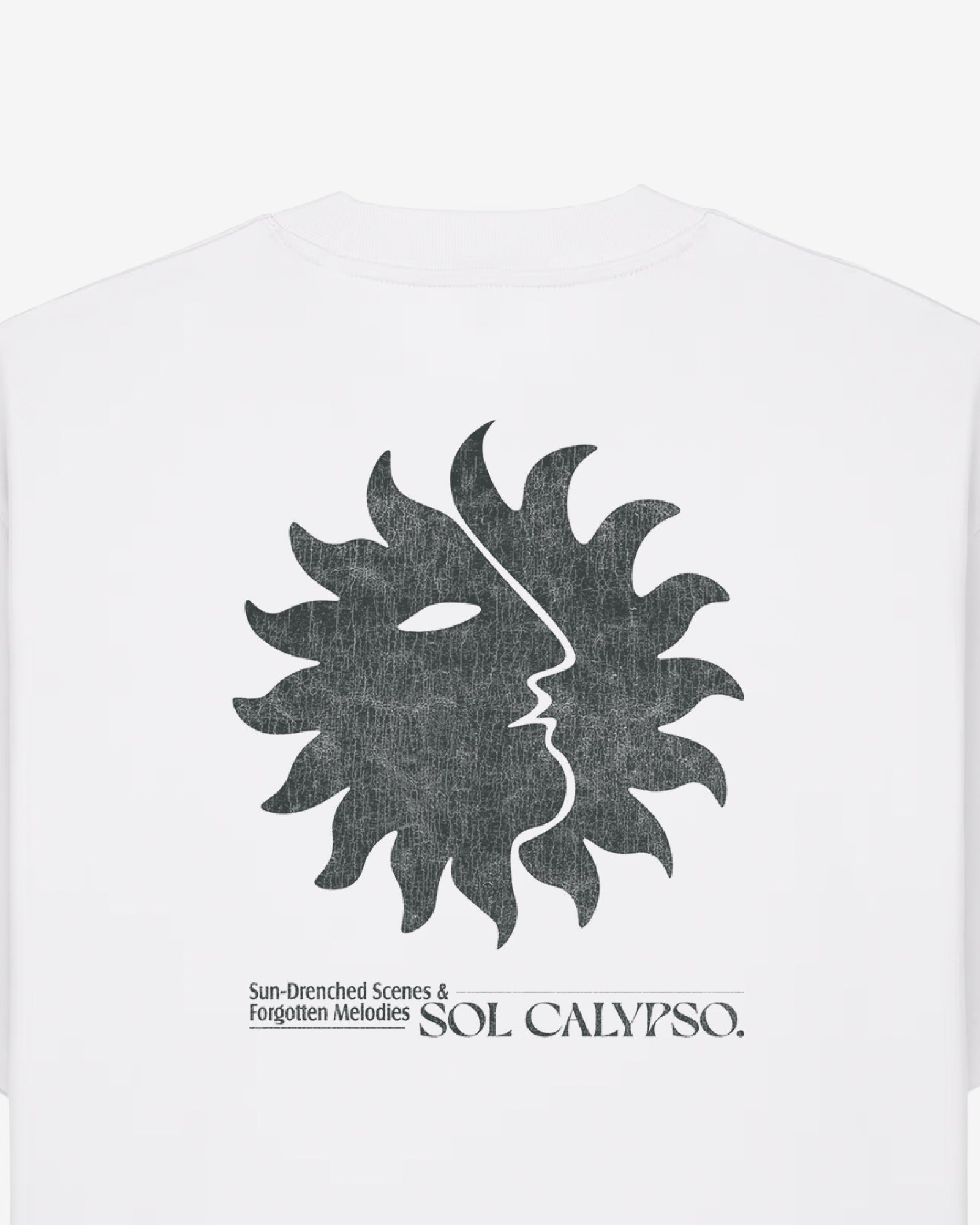 Sun-Drenched Tee- White – SolCalypso