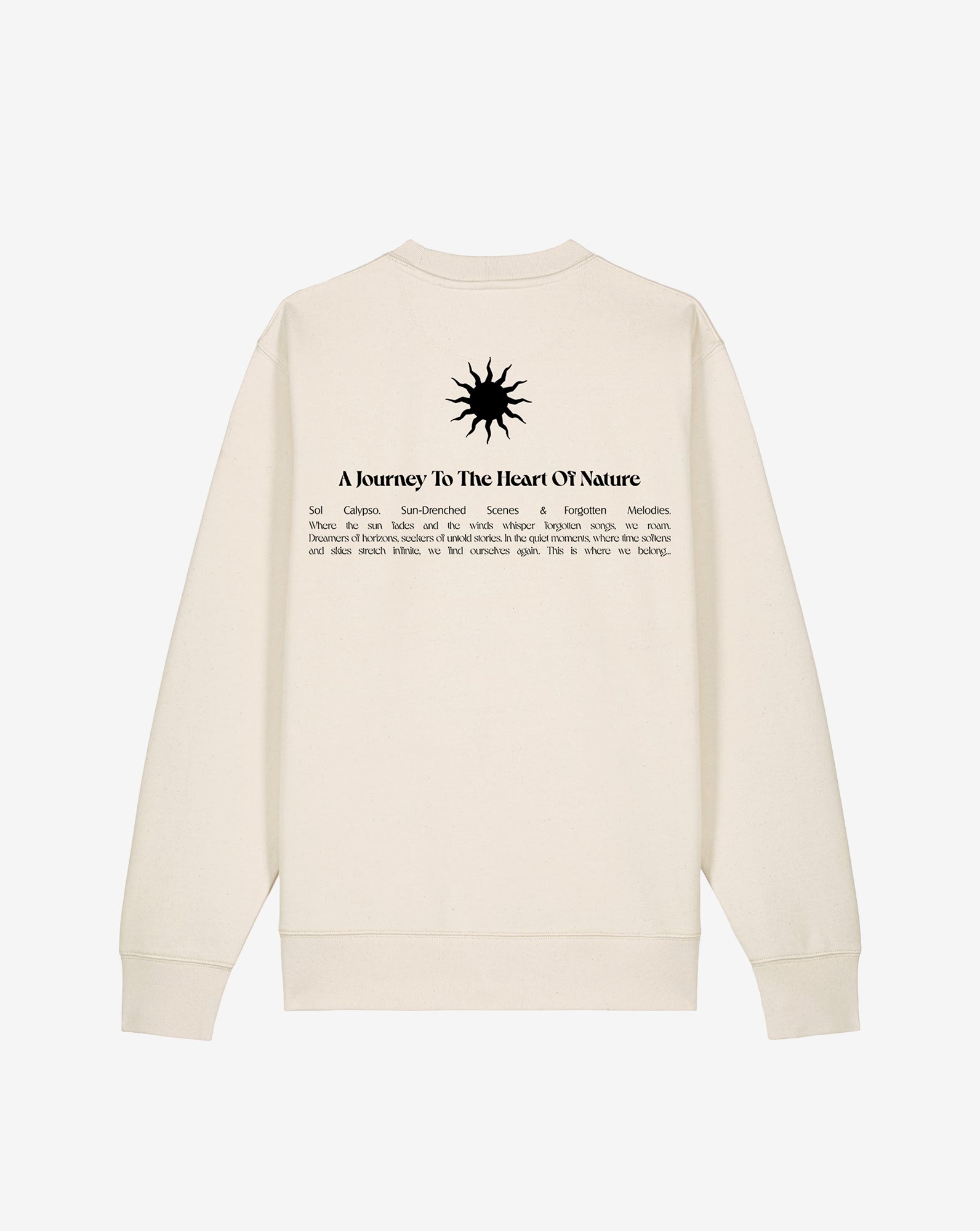 The Journey Crewneck - Natural Main image