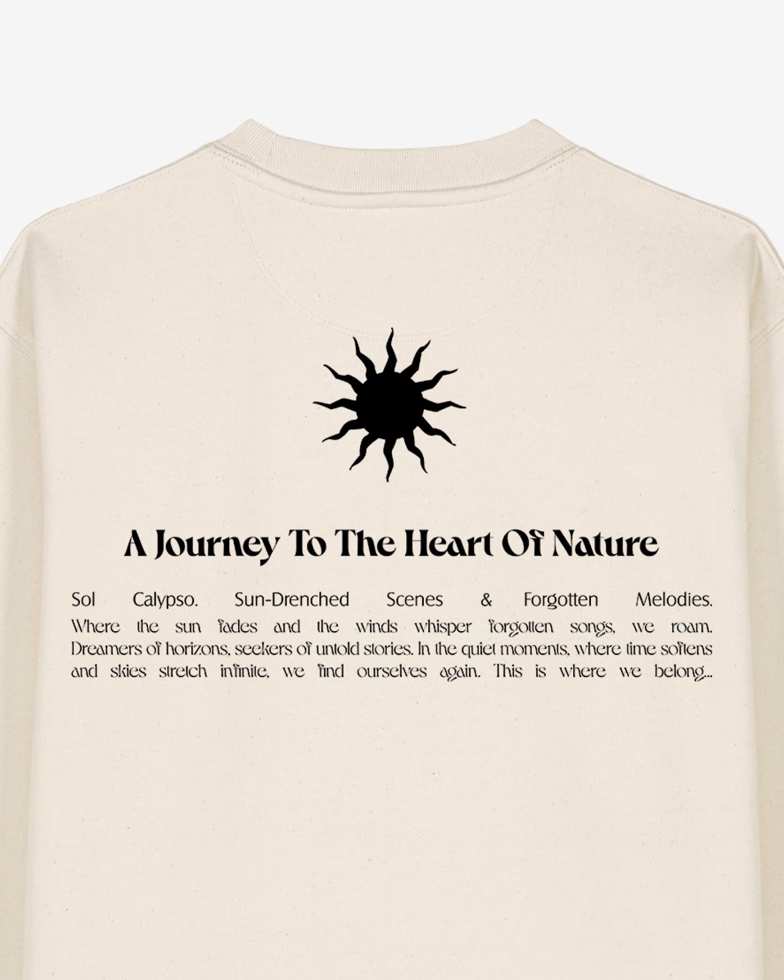 The Journey Crewneck - Natural – SolCalypso