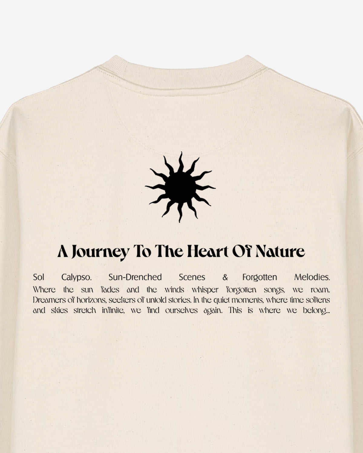 The Journey Crewneck - Natural