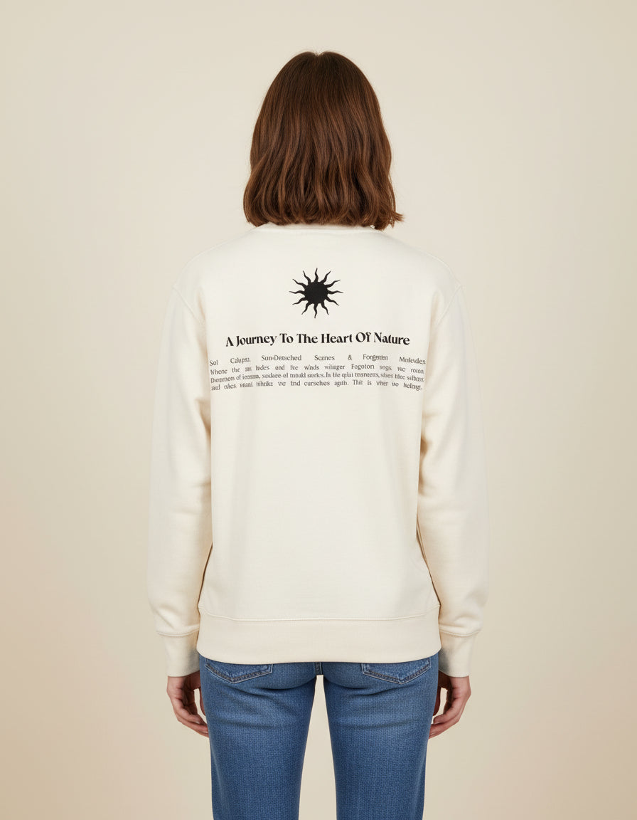 The Journey Crewneck - Natural – SolCalypso