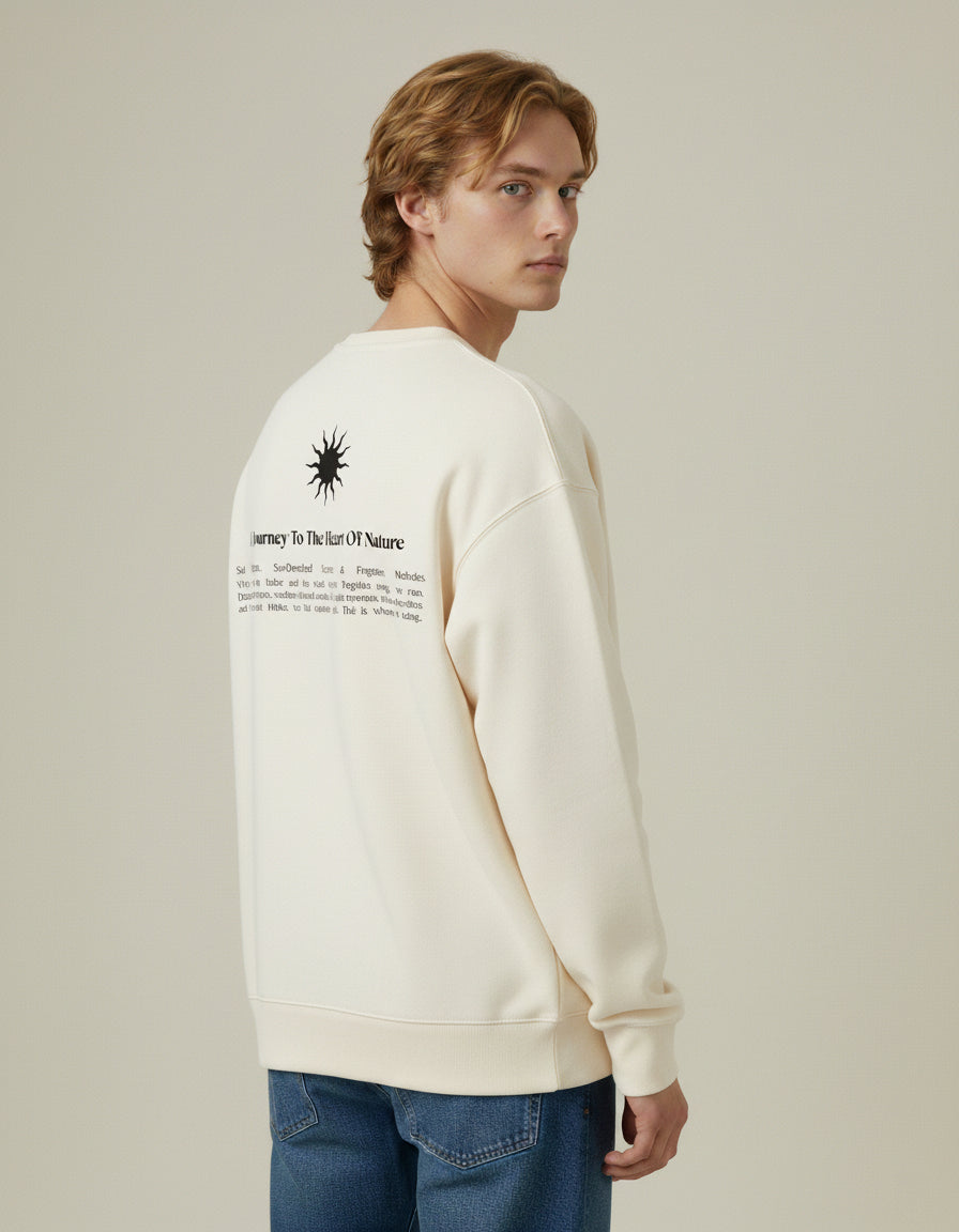 The Journey Crewneck - Natural