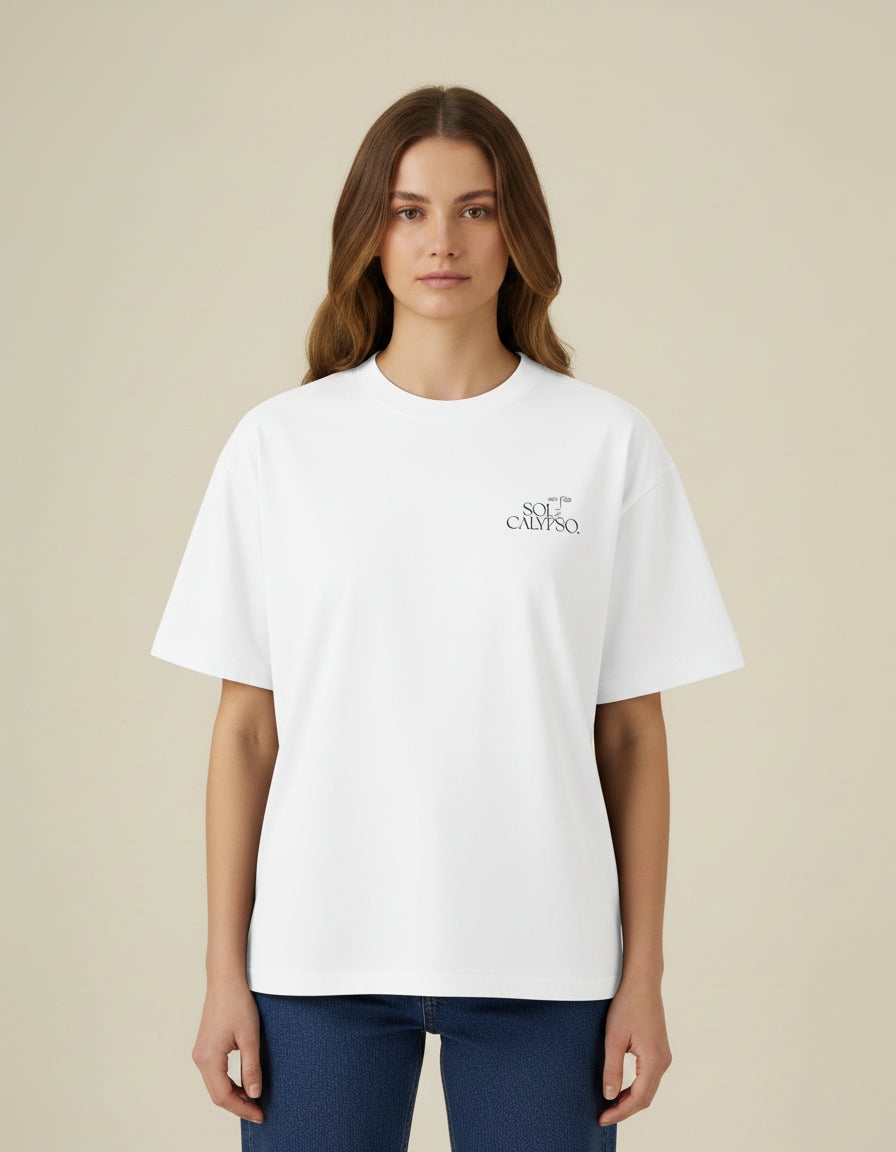 Sun-Drenched Tee- White