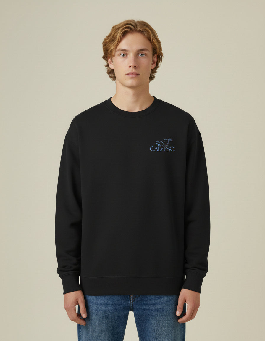 Sun-Drenched Crewneck - Faded Black
