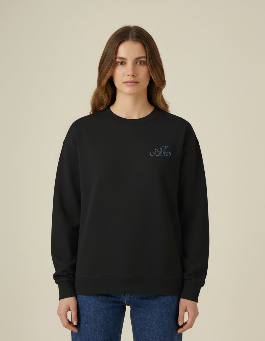 Sun-Drenched Crewneck - Faded Black