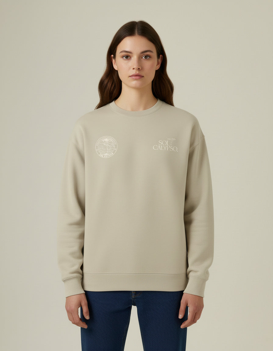 Atlas Crewneck - Stone