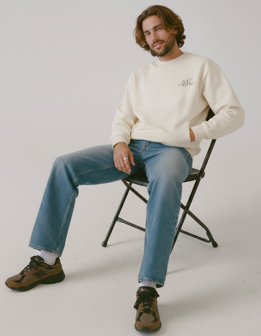 The Journey Crewneck - Natural