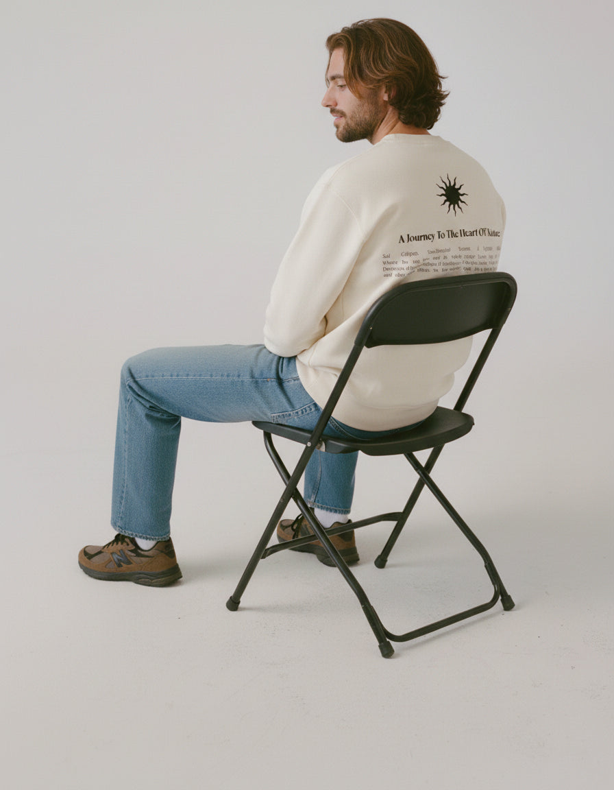 The Journey Crewneck - Natural