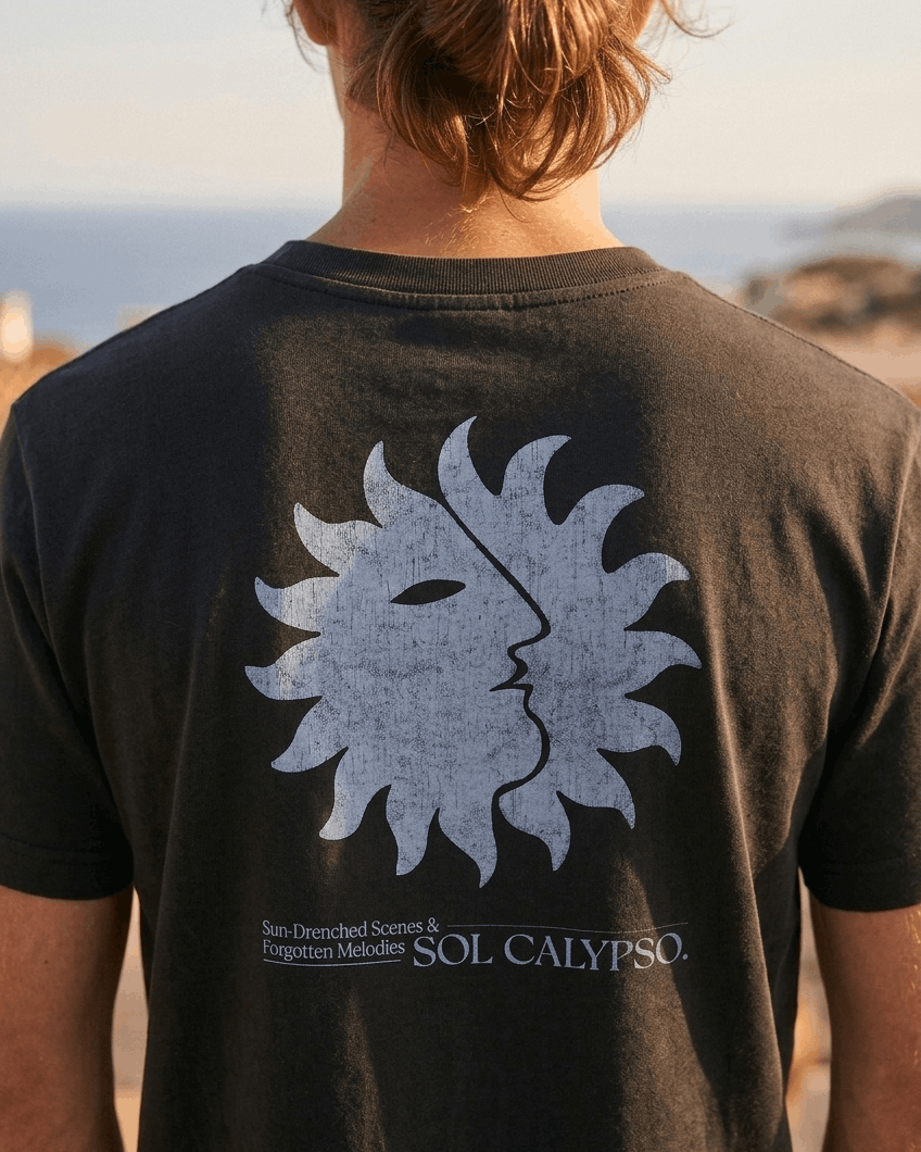 Sun-drenched Tee - Faded Black