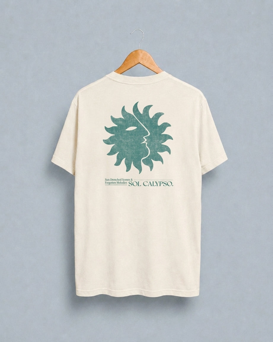 Sun-drenched Tee - Milk – SolCalypso