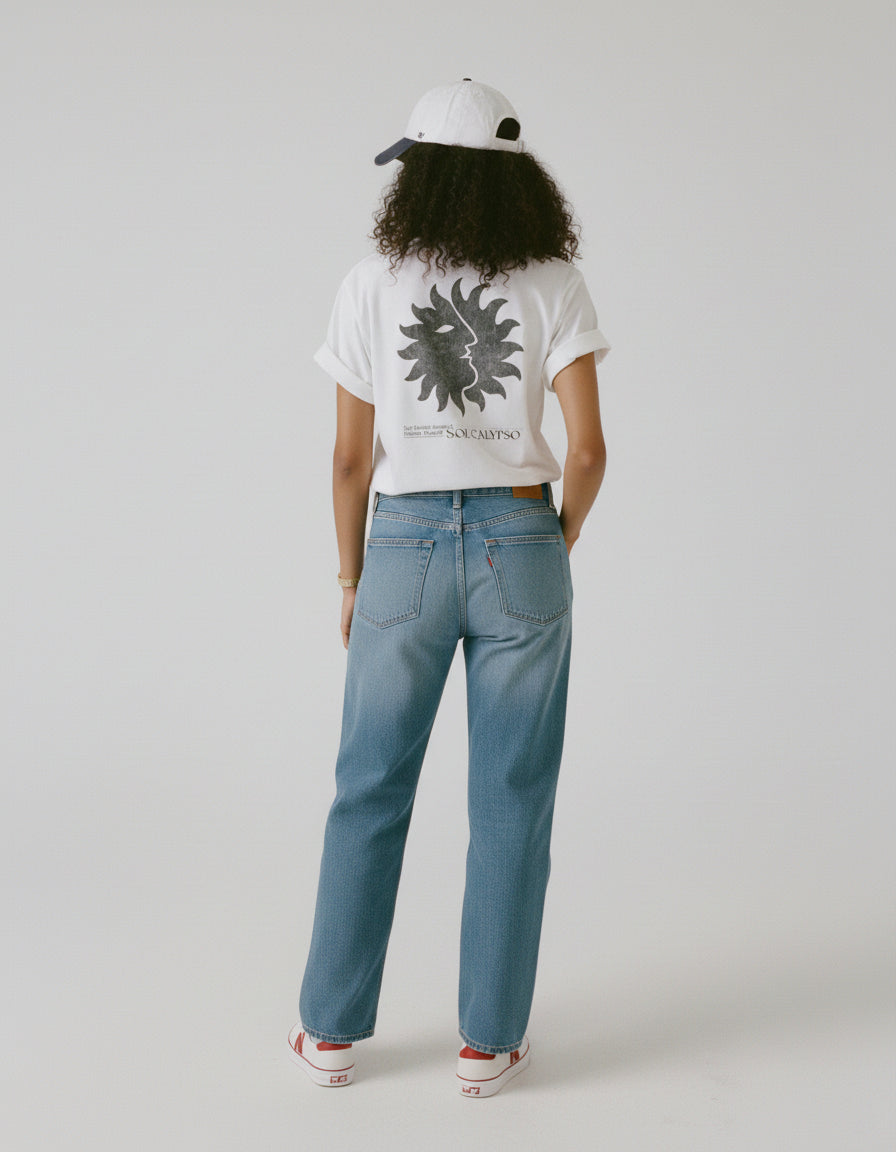 Sun-Drenched Tee- White